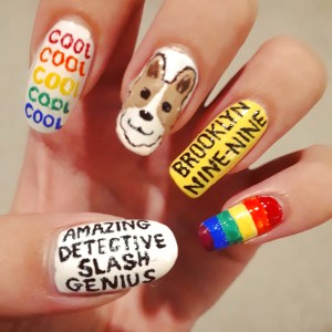 Brooklyn 99 Nail Art